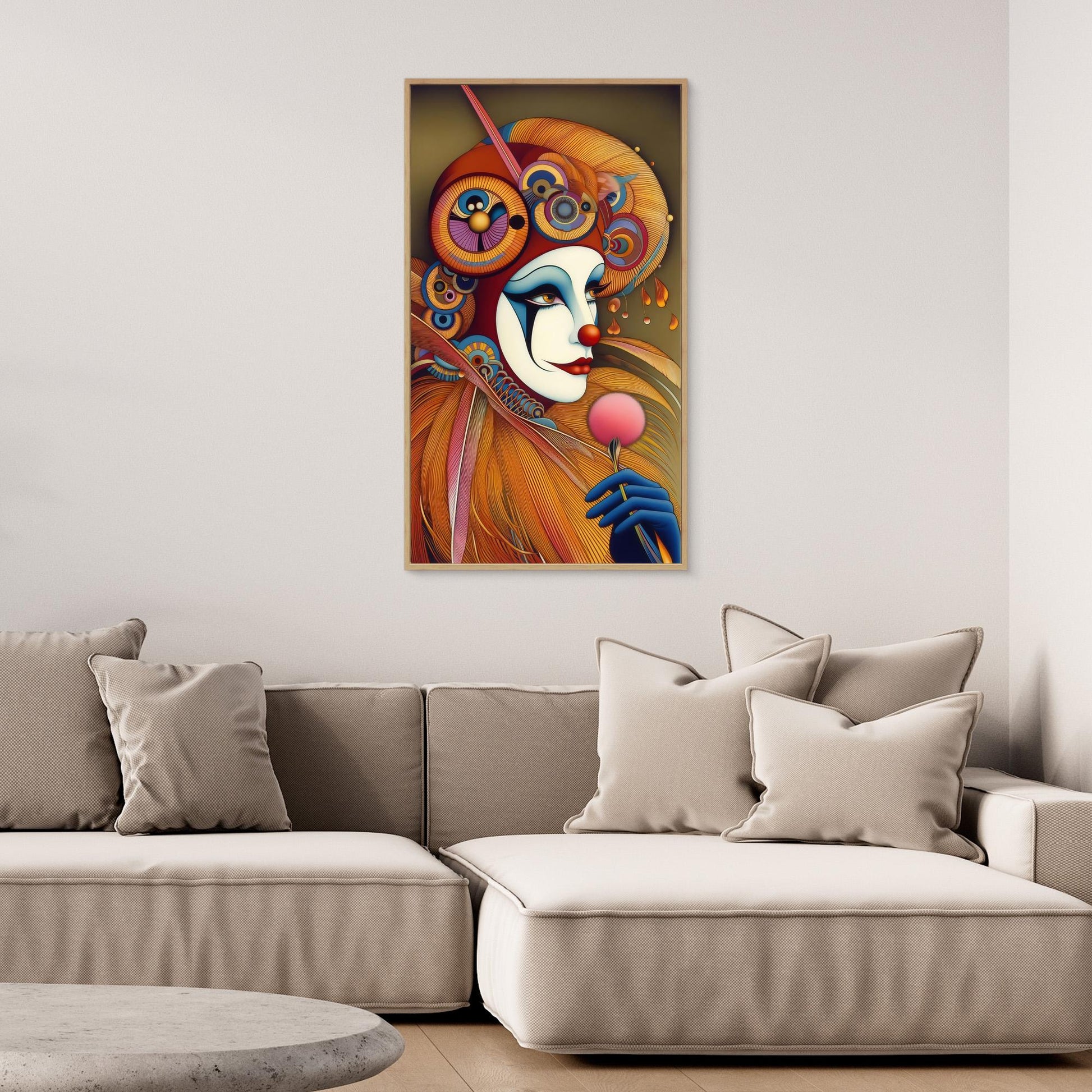 Clown and Flower