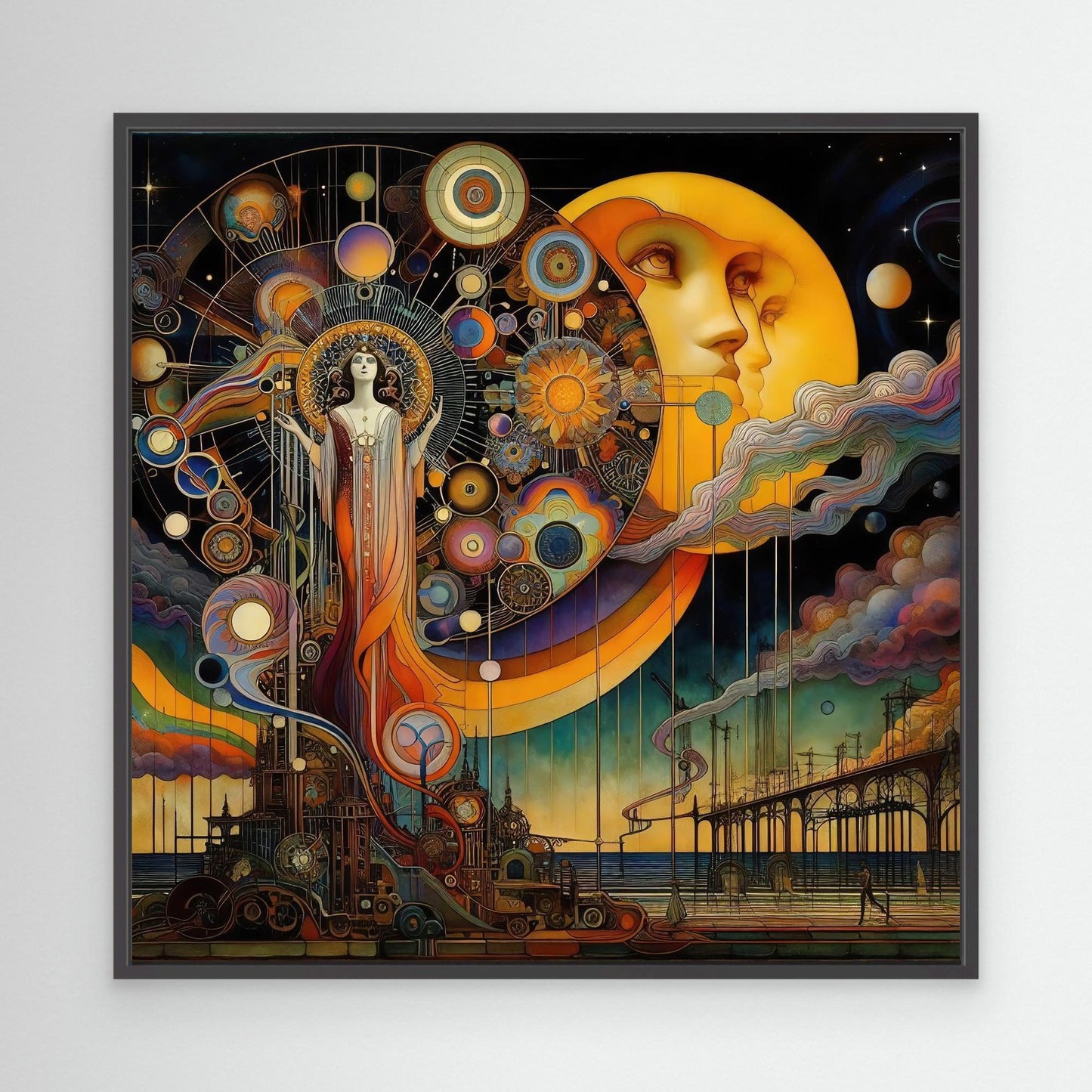 Solar Oracle Cityscape