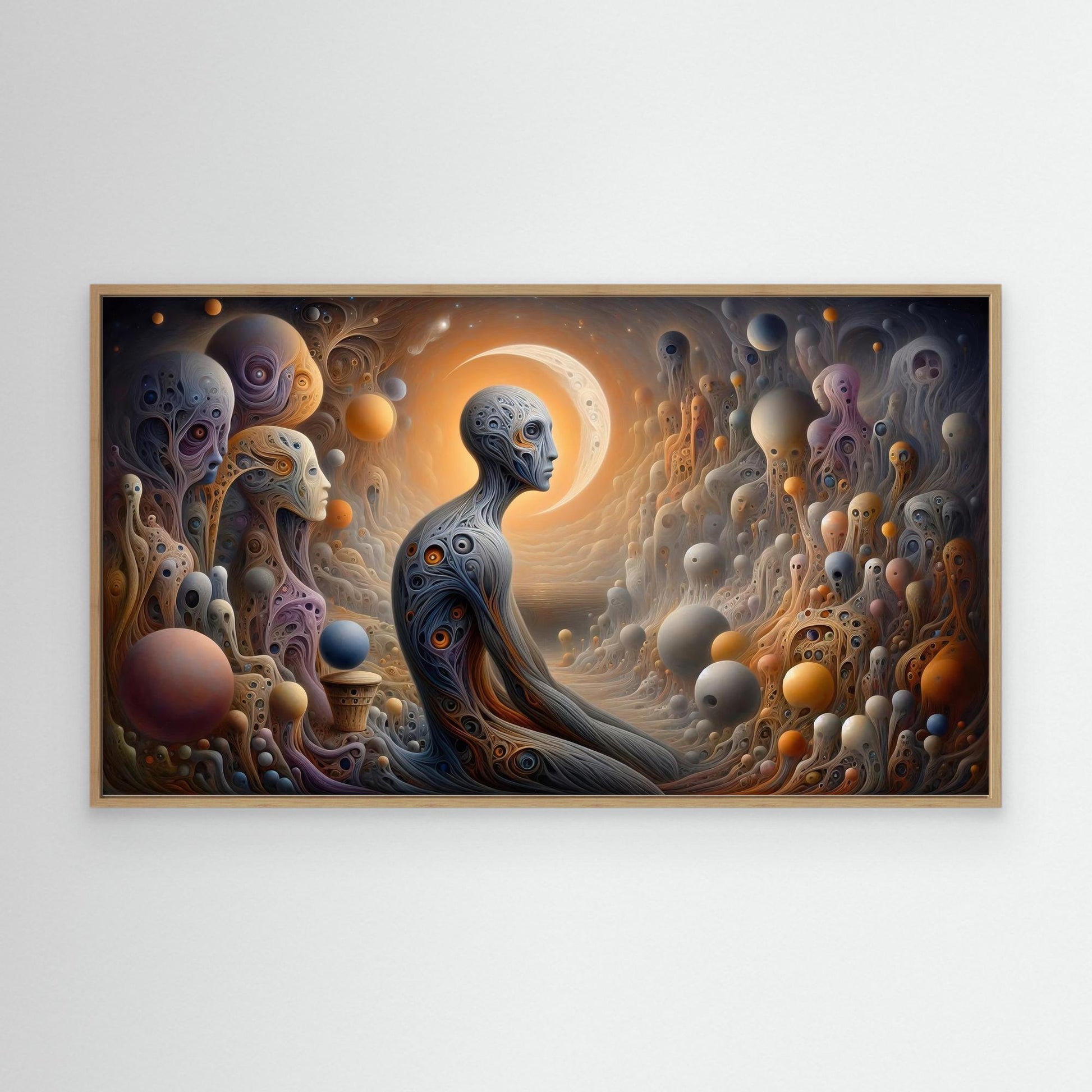 Meditation in the Dreamscape: A Cosmic Reflection