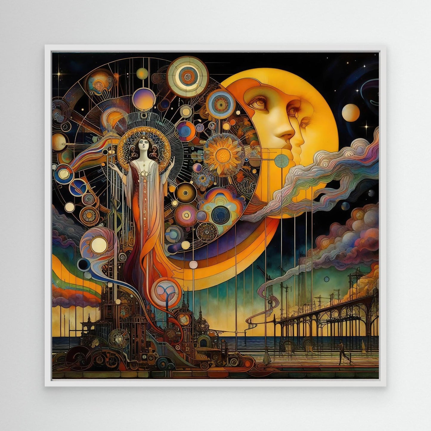 Solar Oracle Cityscape